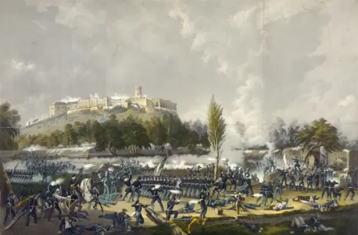 Framed Print : The storming of Chapultepec Sept. 13th 1847 Framed Print : The storming of Chapultepec Sept. 13th 1847