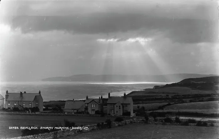 Framed Print : Stormy Morning in Benllech Framed Print : Stormy Morning in Benllech