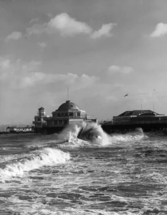 Framed Print : Stormy New Brighton Framed Print : Stormy New Brighton