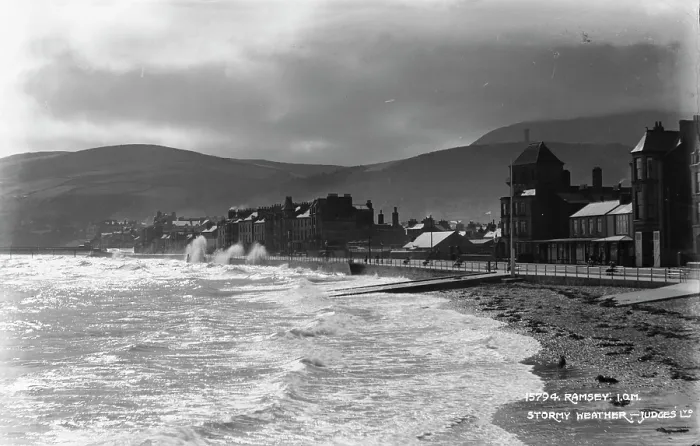 Framed Print : Stormy Weather at Ramsey Framed Print : Stormy Weather at Ramsey