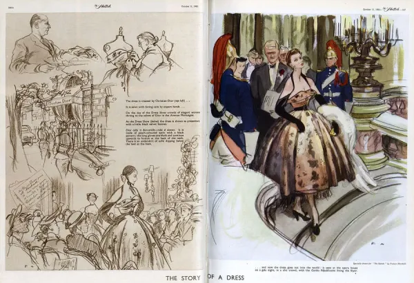 The Story of a Dress Christian Dior Our beautiful Wall Art and 