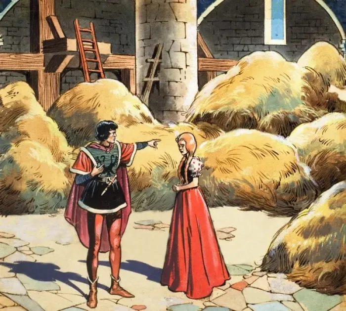 Framed Print : The Story of Rumpelstiltskin Framed Print : The Story of Rumpelstiltskin
