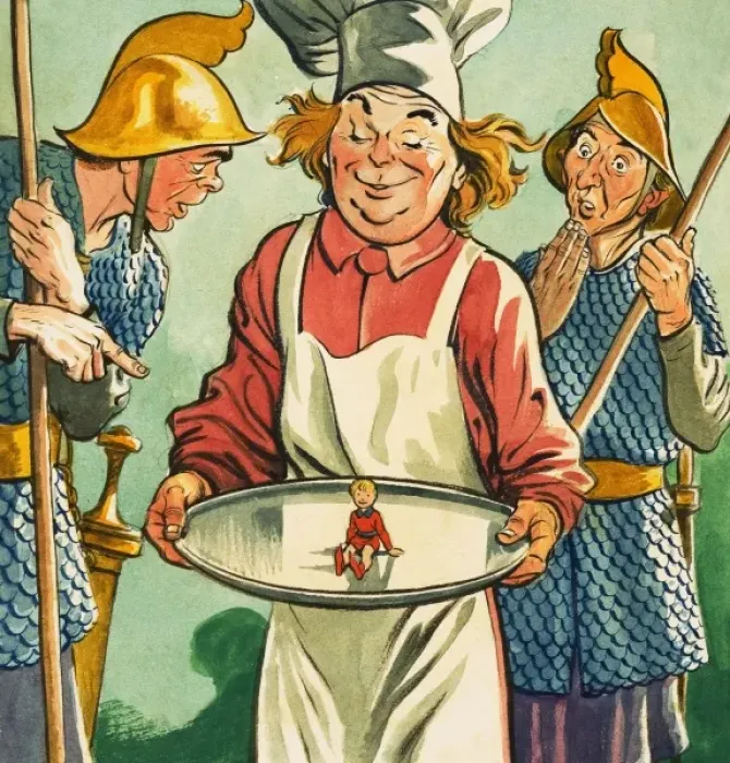Framed Print : The Story of Tom Thumb