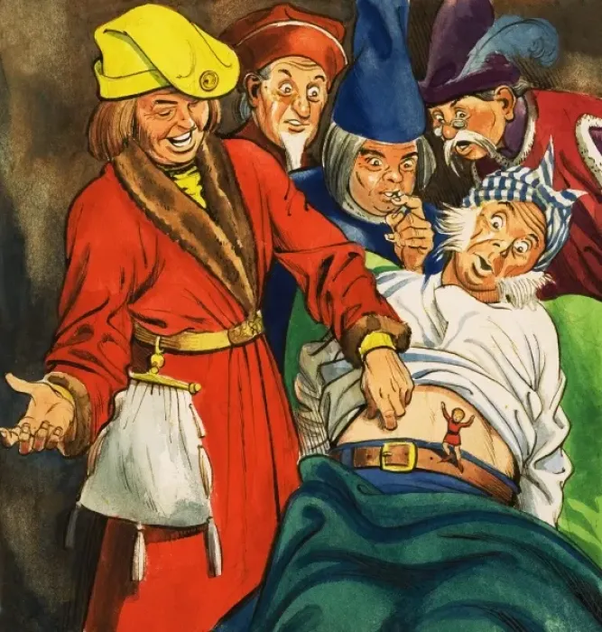 Framed Print : The Story of Tom Thumb