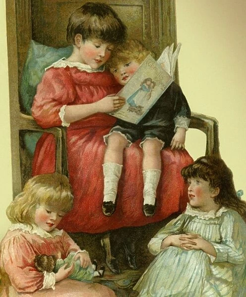 Storytime. From Nisters Holiday Annual 1891 Date: 1891