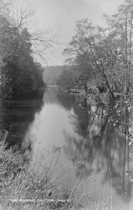 Framed Print : The Stour at Blandford