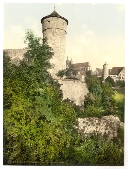 Framed Print : Straft Tower, Rothenburg (i. e. ob der Tauber), Bavaria, Germ Framed Print : Straft Tower, Rothenburg (i. e. ob der Tauber), Bavaria, Germ