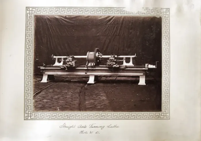 Framed Print : Straight axle turning lathe Framed Print : Straight axle turning lathe