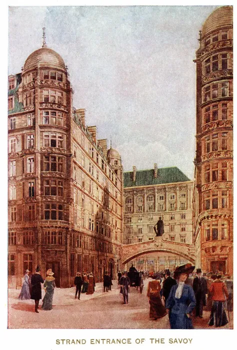 Framed Print : Strand entrance of The Savoy Hotel, London Framed Print : Strand entrance of The Savoy Hotel, London