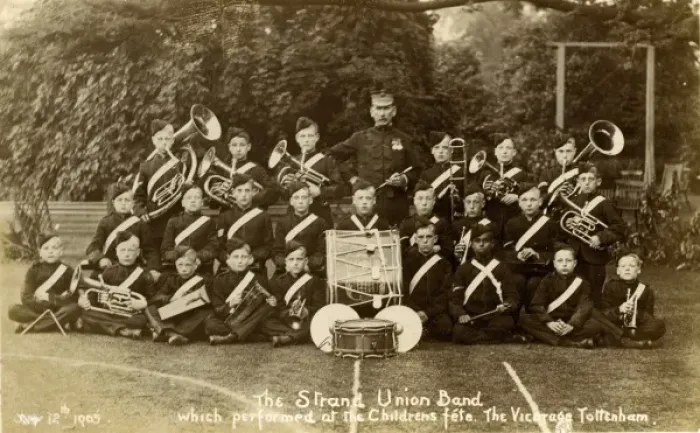 Framed Print : Strand Union Boys Band Framed Print : Strand Union Boys Band
