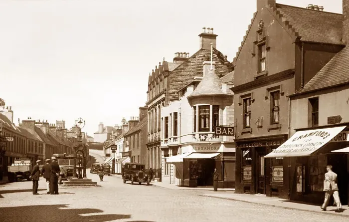 Framed Print : Stranraer The Cross probably 1930s Framed Print : Stranraer The Cross probably 1930s