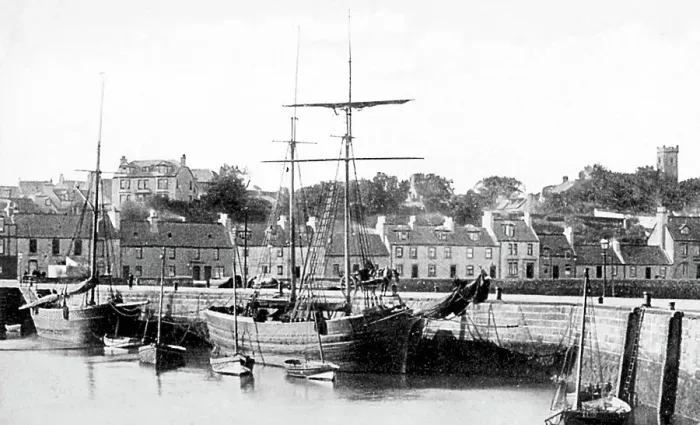 Framed Print : Stranraer Harbour early 1900s Framed Print : Stranraer Harbour early 1900s