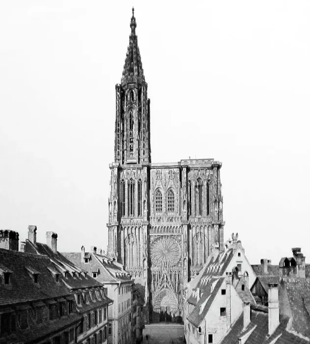 Framed Print : Strasbourg cathedral france Framed Print : Strasbourg cathedral france