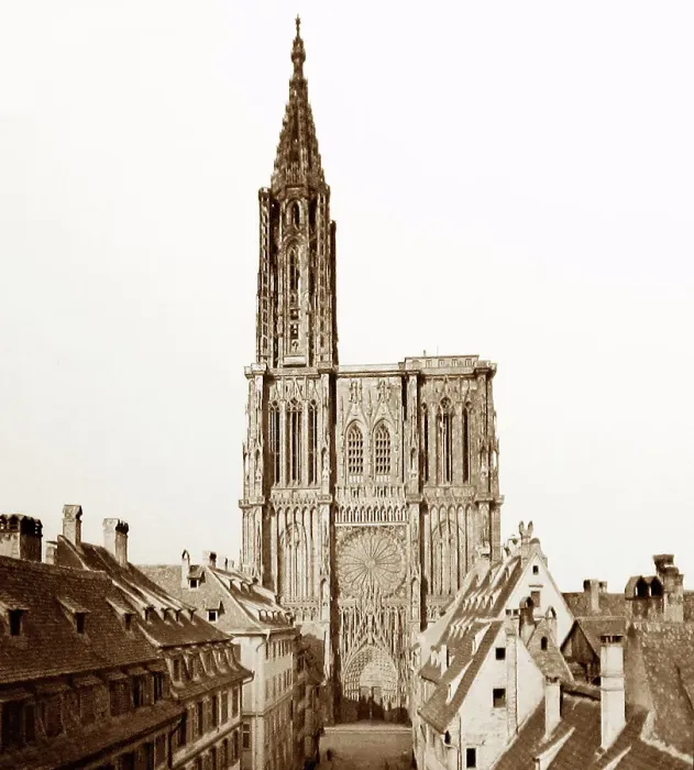 Framed Print : Strasbourg cathedral france Framed Print : Strasbourg cathedral france
