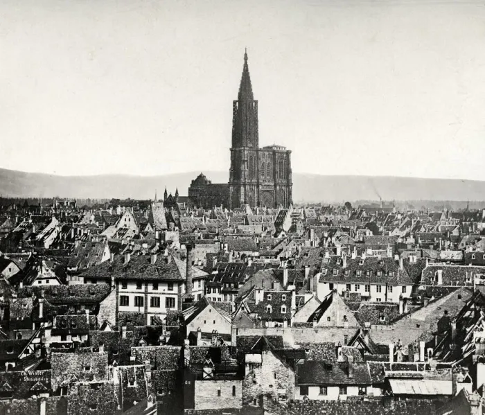 Framed Print : Strasbourg city skyline Framed Print : Strasbourg city skyline