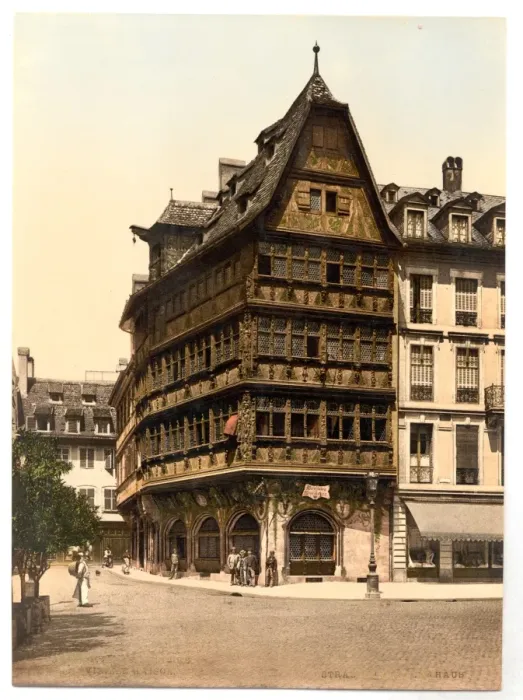 Framed Print : Strasbourg. Vieille maison Strassburg. Altes Haus Framed Print : Strasbourg. Vieille maison Strassburg. Altes Haus