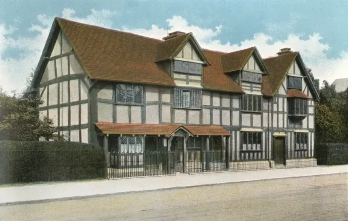 Framed Print : Stratford / Shaks House Framed Print : Stratford / Shaks House