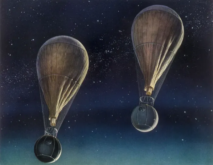 Framed Print : Stratosphere Explorers Date: 1941 Framed Print : Stratosphere Explorers Date: 1941