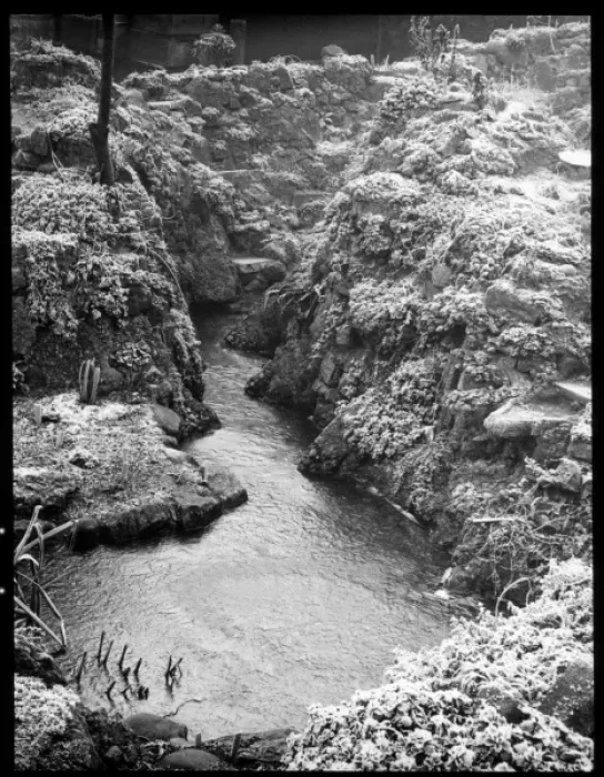 Framed Print : Stream with ice and frost Framed Print : Stream with ice and frost