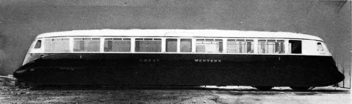 Framed Print : The streamlined rail car for Great Western suburban traffic Framed Print : The streamlined rail car for Great Western suburban traffic