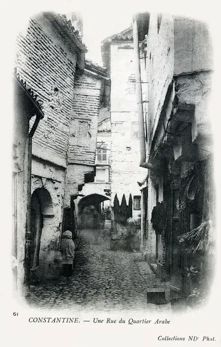 Framed Print : A Street in the Arab Quarter, Constantine, Algeria