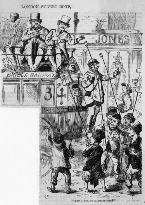 Framed Print : STREET ARABS / MATCHES 19C Framed Print : STREET ARABS / MATCHES 19C