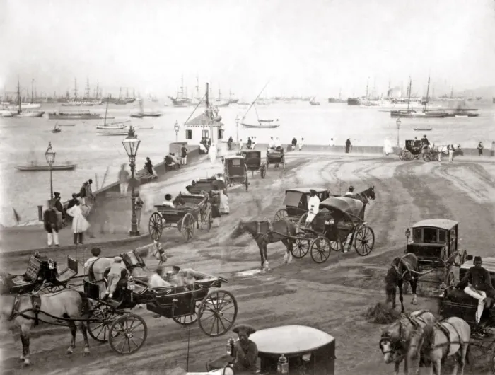 Framed Print : Street bazaar, Damascus, Syria, circa 1880s Framed Print : Street bazaar, Damascus, Syria, circa 1880s