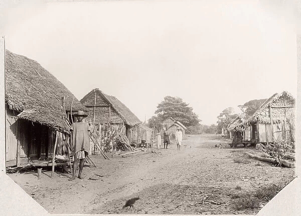 Street in a Betsimisaraka village, Madagascar