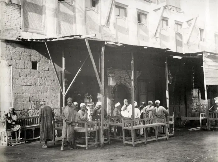 Framed Print : Street cafe, Cairo Egypt Framed Print : Street cafe, Cairo Egypt