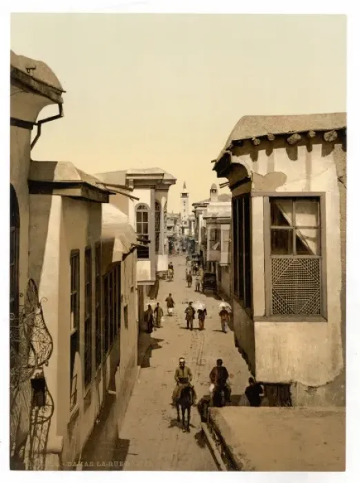 Framed Print : The street called straight, Damascus, Holy Land, (i. e. Syria Framed Print : The street called straight, Damascus, Holy Land, (i. e. Syria