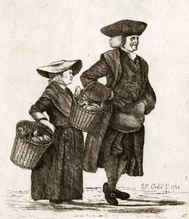 Framed Print : STREET CROCKERY SELLERS Framed Print : STREET CROCKERY SELLERS