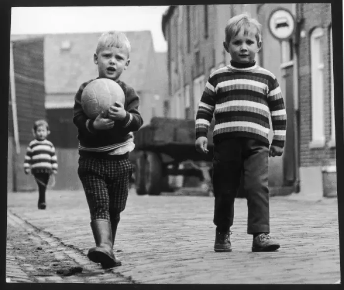 Framed Print : Street Football Framed Print : Street Football
