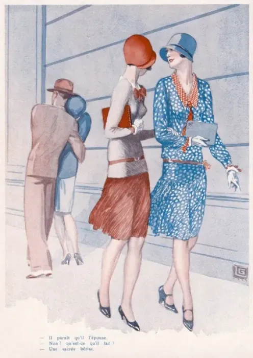 Framed Print : Street Gossip 1926 Framed Print : Street Gossip 1926