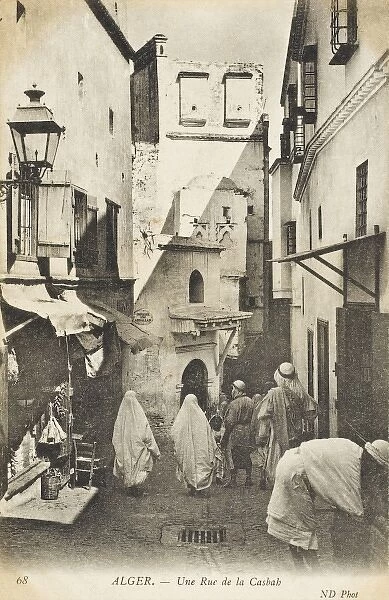 A street in the Kasbah, Algiers