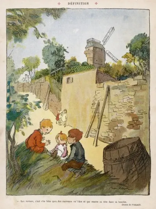 Framed Print : Street Kids / Montmartre Framed Print : Street Kids / Montmartre