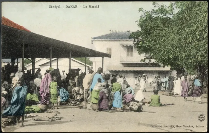 Framed Print : Street Market Dakar Framed Print : Street Market Dakar