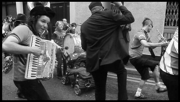 Street musicians, London, England