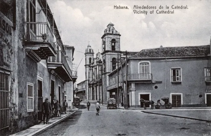 Framed Print : Street near the Cathedral, Havana, Cuba Framed Print : Street near the Cathedral, Havana, Cuba