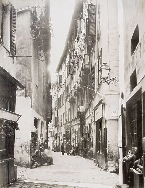 Street in the old city of Nice, France