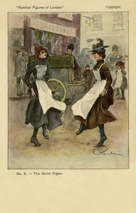 Framed Print : A street organ & organ grinder Framed Print : A street organ & organ grinder