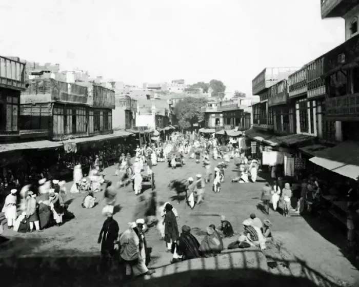 Framed Print : Street in Peshawar (Pekhawar), India (now Pakistan) Framed Print : Street in Peshawar (Pekhawar), India (now Pakistan)