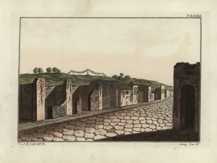 Framed Print : Street in Pompeii Framed Print : Street in Pompeii
