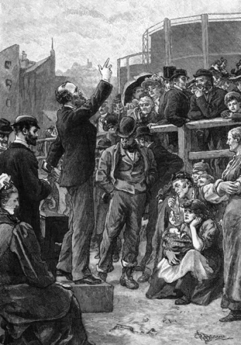 Framed Print : Street Preacher (Barnes) Framed Print : Street Preacher (Barnes)