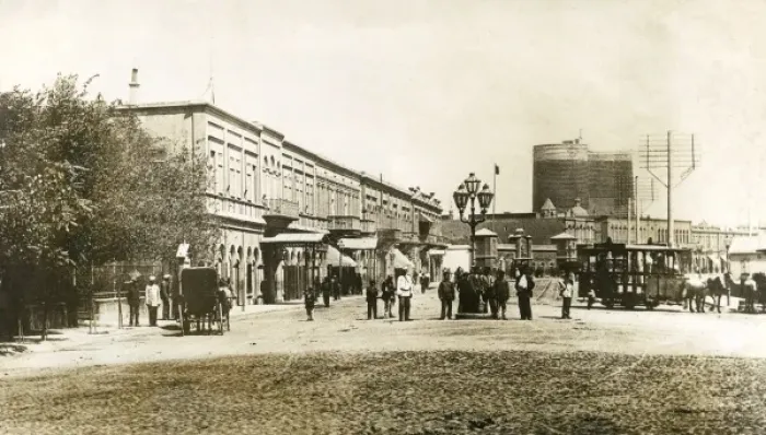 Framed Print : Street scene in Baku, Armenia, WW1 Framed Print : Street scene in Baku, Armenia, WW1