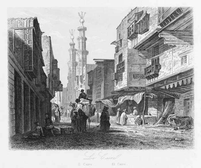 Framed Print : Street scene in Cairo, Egypt Framed Print : Street scene in Cairo, Egypt