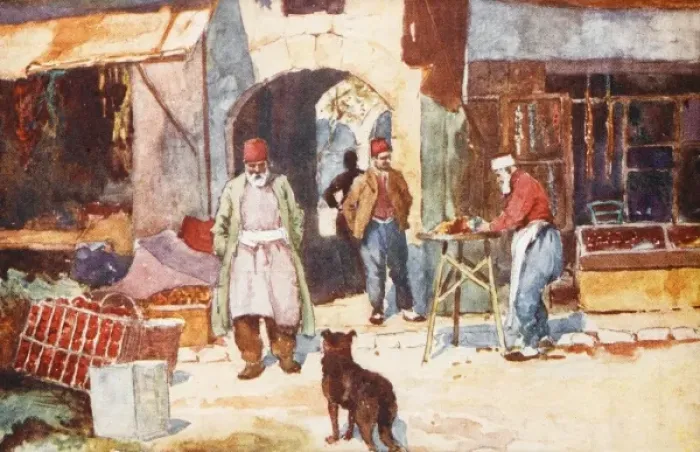 Framed Print : Street scene, Constantinople Framed Print : Street scene, Constantinople
