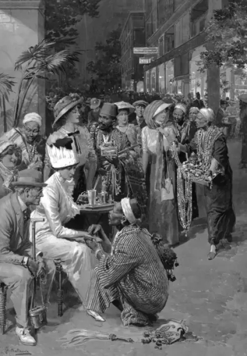 Framed Print : Street scene in Egypt Framed Print : Street scene in Egypt