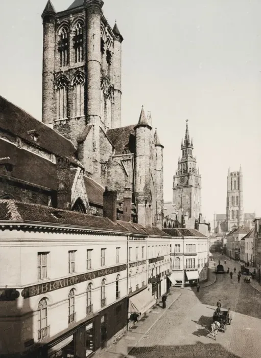 Framed Print : Street scene, Ghent, Belgium Framed Print : Street scene, Ghent, Belgium
