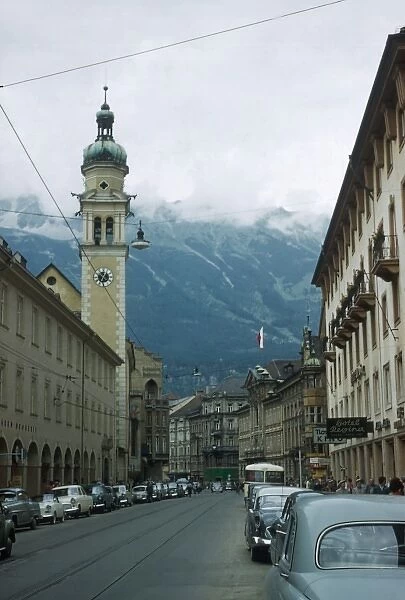 Street scene in Innsbruck, Austria