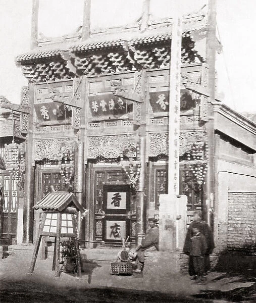 Street scene Peking (Beijing), China c. 1870 s
